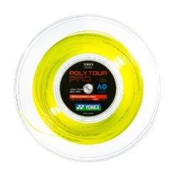 Yonex Tennissaite Poly Tour Pro (Haltbarkeit+Touch) Gelb 200m Rolle
