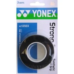 Yonex Overgrip Strong 0.6mm Schwarz 3er