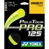 Yonex Tennissaite Poly Tour Pro (Haltbarkeit+Touch) Gelb 12m Set