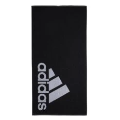 ADIDAS PERFORMANCE Adidas Duschtuch (100% Baumwolle) Logo Schwarz 140x70cm