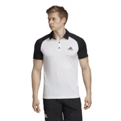 ADIDAS PERFORMANCE Aktion Noch Gültig Klicken Sie Auf Das Icon, Um Eine Erklärung Zu Erhalten. Adidas Tennis-Polo Club CB Weiss/schwarz Herren -Yonex Verkaufsgeschäft adidas DU0857 Polo Club CB white208 1000x1000 1