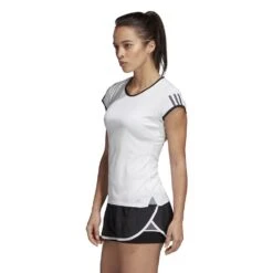 ADIDAS PERFORMANCE Adidas Tennis-Shirt Club 3 Stripes #19 Weiss Damen -Yonex Verkaufsgeschäft adidas DU0956 Shirt Club204 1000x1000 1