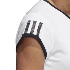 ADIDAS PERFORMANCE Adidas Tennis-Shirt Club 3 Stripes #19 Weiss Damen -Yonex Verkaufsgeschäft adidas DU0956 Shirt Club206 1000x1000 1