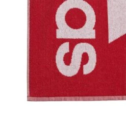 ADIDAS PERFORMANCE Adidas Duschtuch (100% Baumwolle) Logo Rot 140x70cm -Yonex Verkaufsgeschäft adidas FJ4771 Duschtuch203 840x840 1