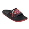 ADIDAS PERFORMANCE Adidas Adilette Comfort (Blume) Schwarz/rot Badeschuhe Damen