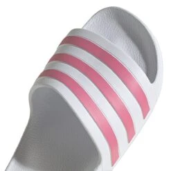 ADIDAS PERFORMANCE Adidas Badeschuhe Adilette Aqua 3-Streifen #23 (Cloudfoam Fußbett, Vorgeformter EVA-Riemen) Weiss/pink - 1 Paar -Yonex Verkaufsgeschäft adidas GZ5237 adilette Aqua208 1200x1200 1