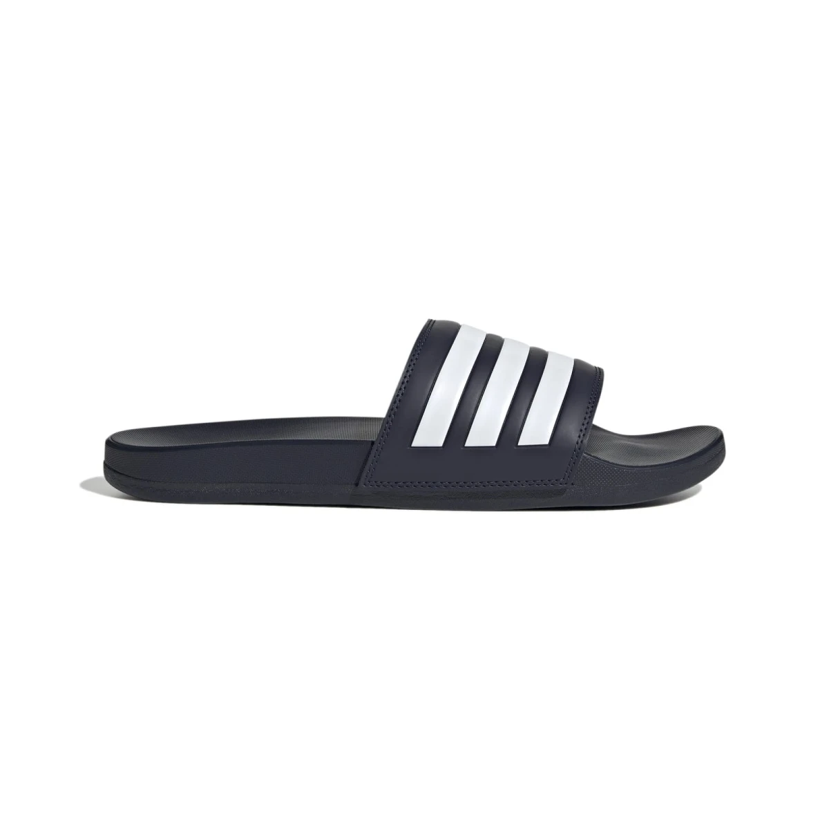 ADIDAS PERFORMANCE Adidas Badeschuhe Adilette Comfort 3-Streifen #23 Inkblau/weiss - 1 Paar 3 ADIDAS PERFORMANCE Adidas Badeschuhe Adilette Comfort 3-Streifen #23 Inkblau/weiss - 1 Paar – Bild 3