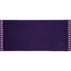 Hummel Duschtuch Logo Gross Violett 160x70cm