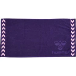 Hummel Handtuch Logo Klein Violett 100x50cm