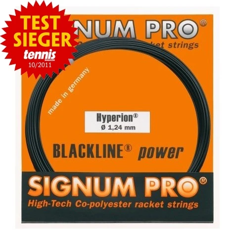 Signum Pro Tennissaite Hyperion (Haltbarkeit+Power) Schwarz 12m Set 1 Signum Pro Tennissaite Hyperion (Haltbarkeit+Power) Schwarz 12m Set