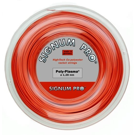 Signum Pro Tennissaite Poly Plasma (Haltbarkeit) Orange 200m Rolle 1 Signum Pro Tennissaite Poly Plasma (Haltbarkeit) Orange 200m Rolle