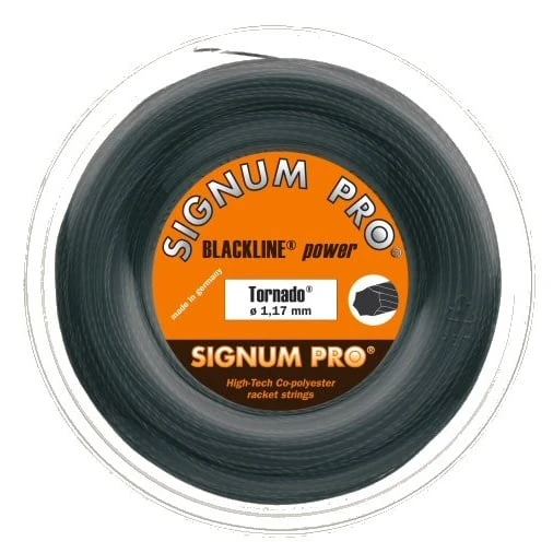 Signum Pro Tennissaite Tornado (Haltbarkeit+Spin) Anthrazit 200 Meter Rolle 1 Signum Pro Tennissaite Tornado (Haltbarkeit+Spin) Anthrazit 200 Meter Rolle
