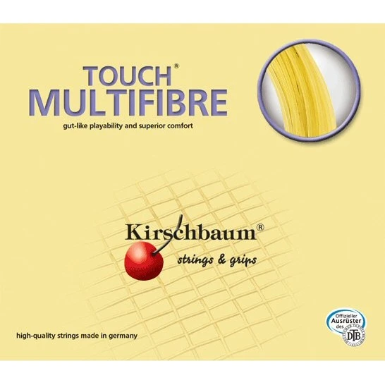 Besaitung Mit Tennissaite Kirschbaum Touch Multifibre (Armschonung) Natur 1 Besaitung Mit Tennissaite Kirschbaum Touch Multifibre (Armschonung) Natur